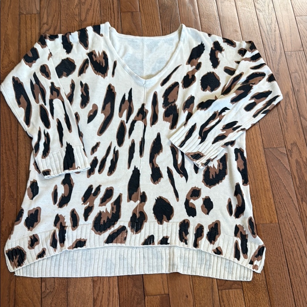 Leopard Print Sweater